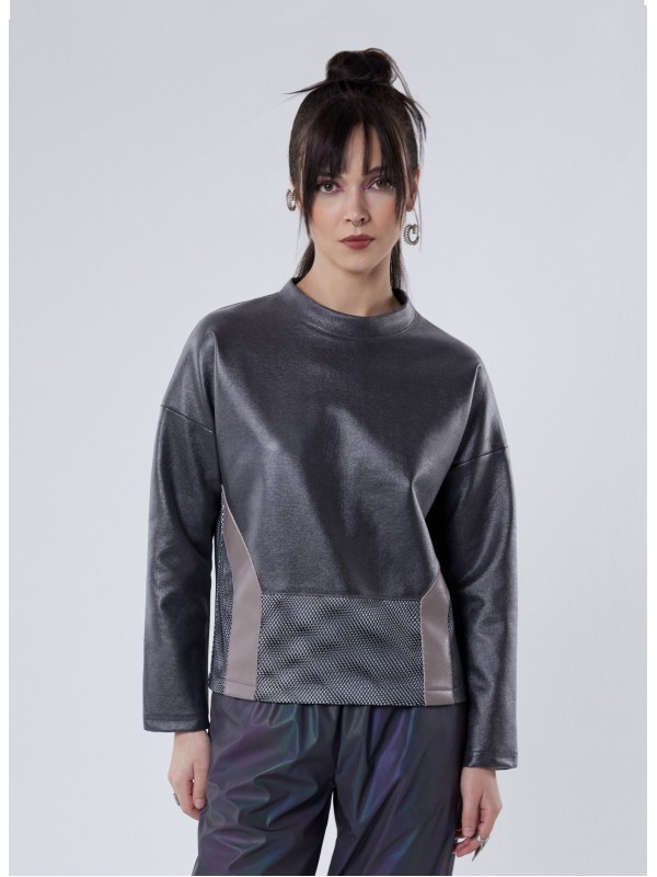 Lia Metallic Sweater