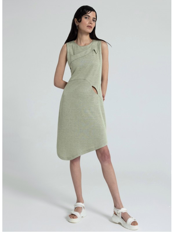 Raisa Green Knit Dress